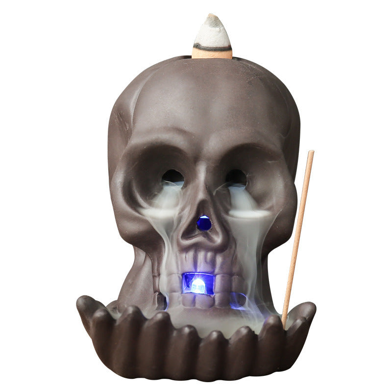 Skull soothing incense holder