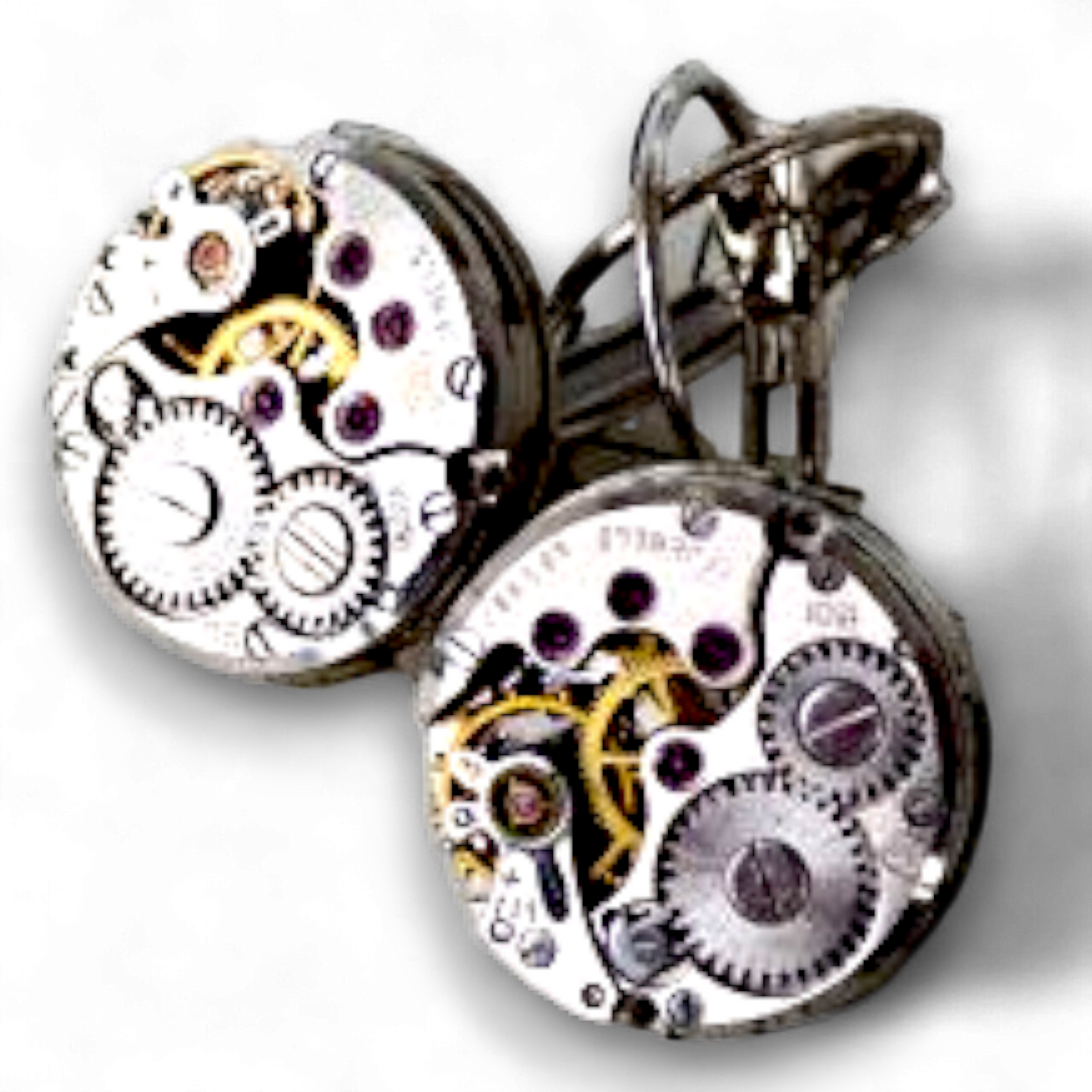 1 kpl - Rannekello korvakorut vintage steampunk - ei parii