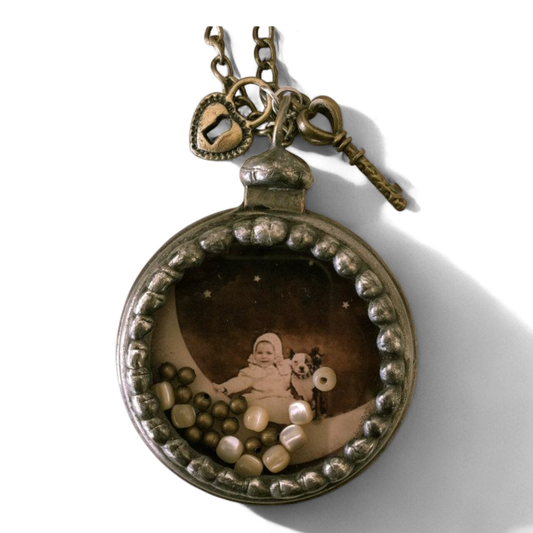 Rannekello kaulakoru vintage steampunk