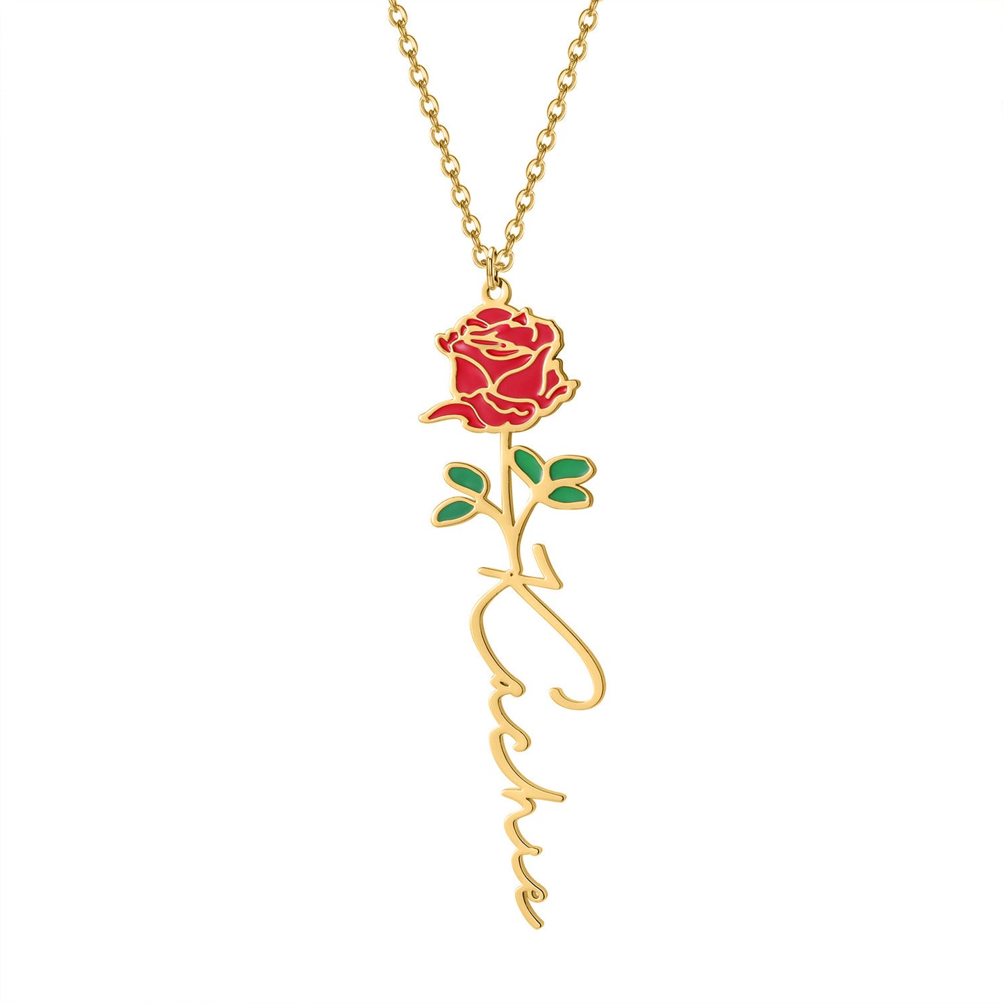 Beautiful Flower Necklace - Customize Yourself, Suitable for Every Month