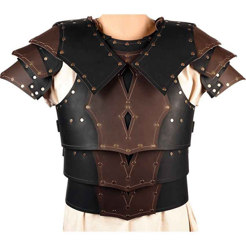 Medieval Renaissance Nordic Viking Warrior PU Leather Armor