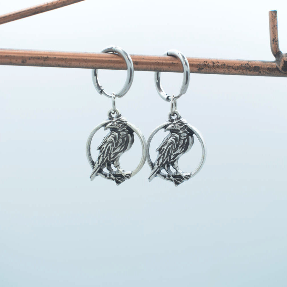 Nordic Viking Bird Celtics Earrings