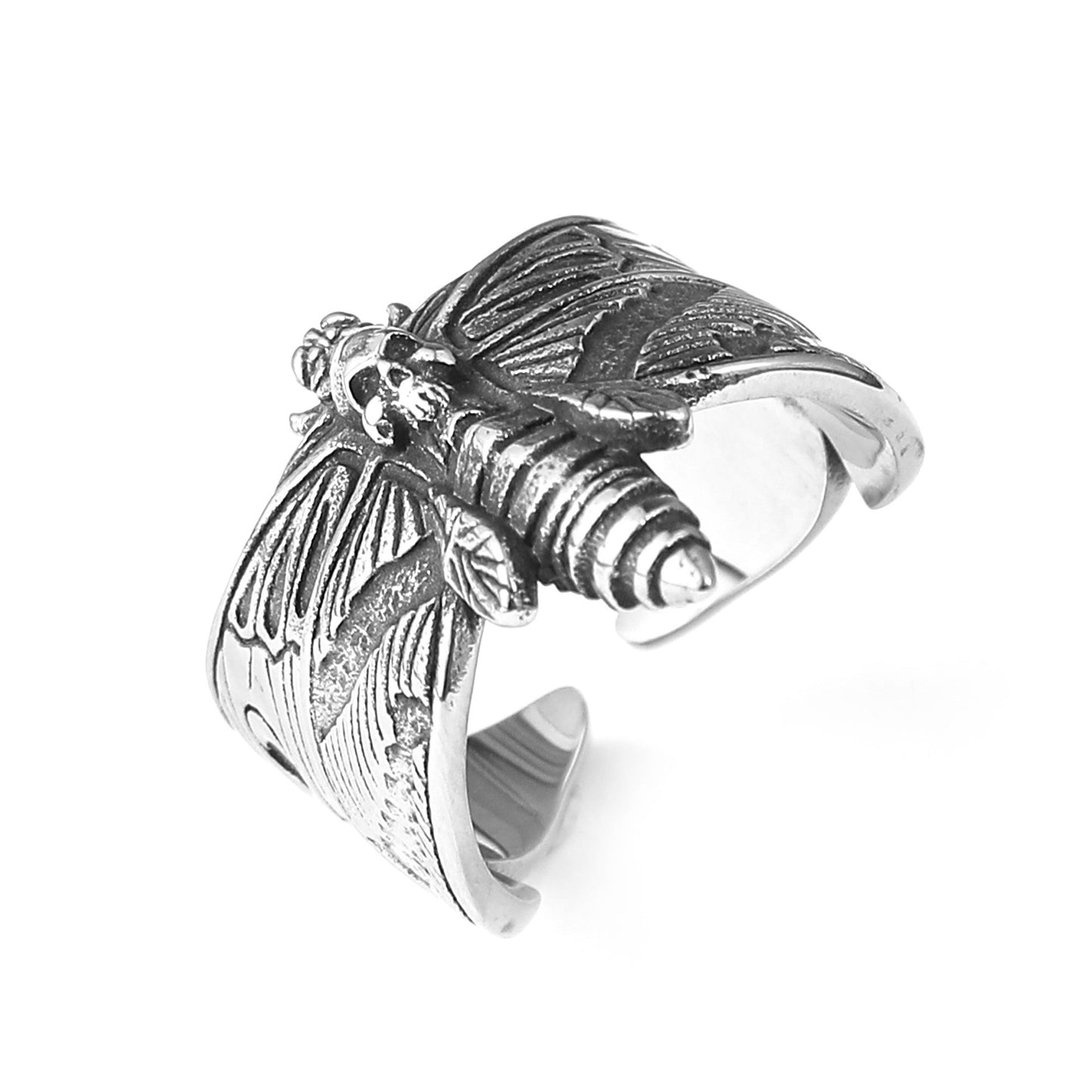 Classic Gothic Death Butterfly ring, jewelry