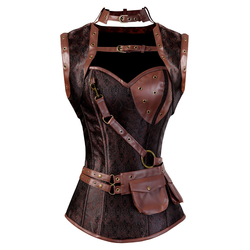 Retro Gothic Punk Corset