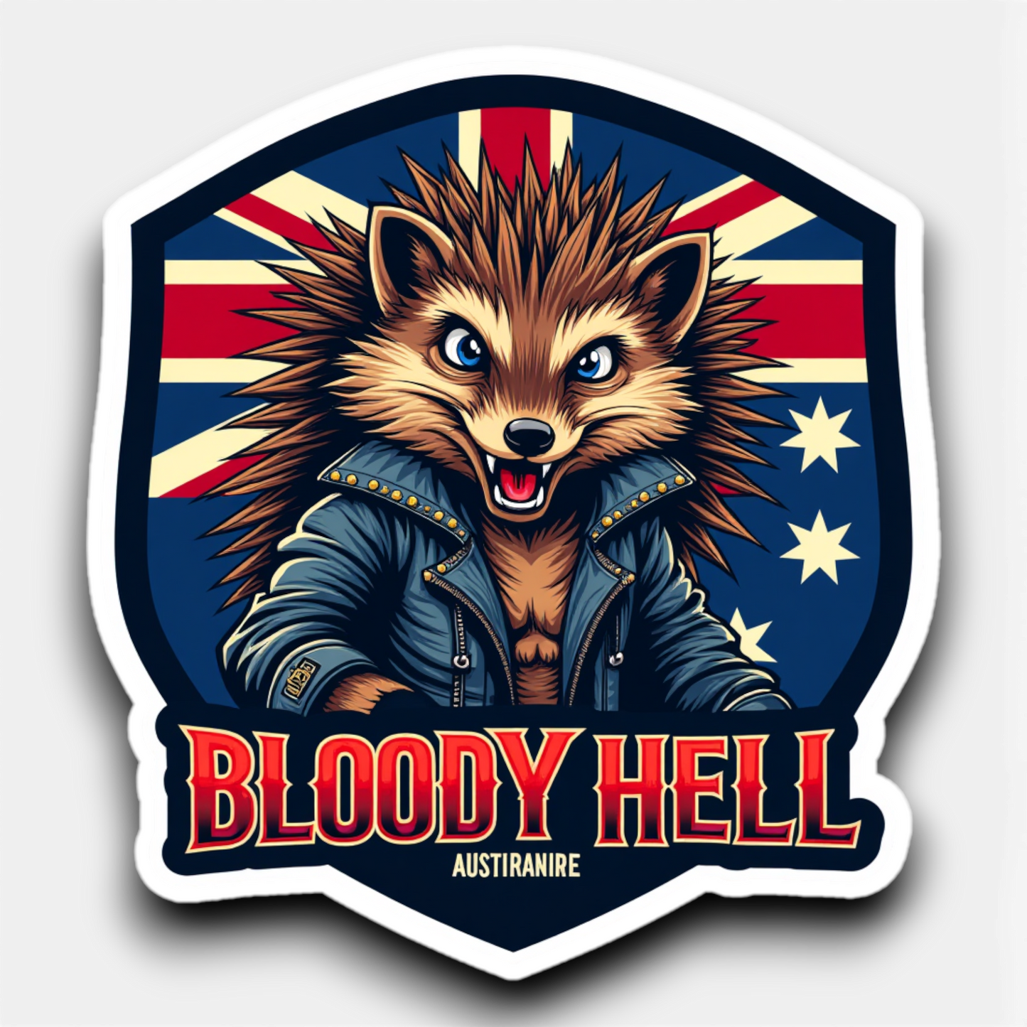 Hellualndian siili maailmalla: Jääkaappimagneetti tai pinssi