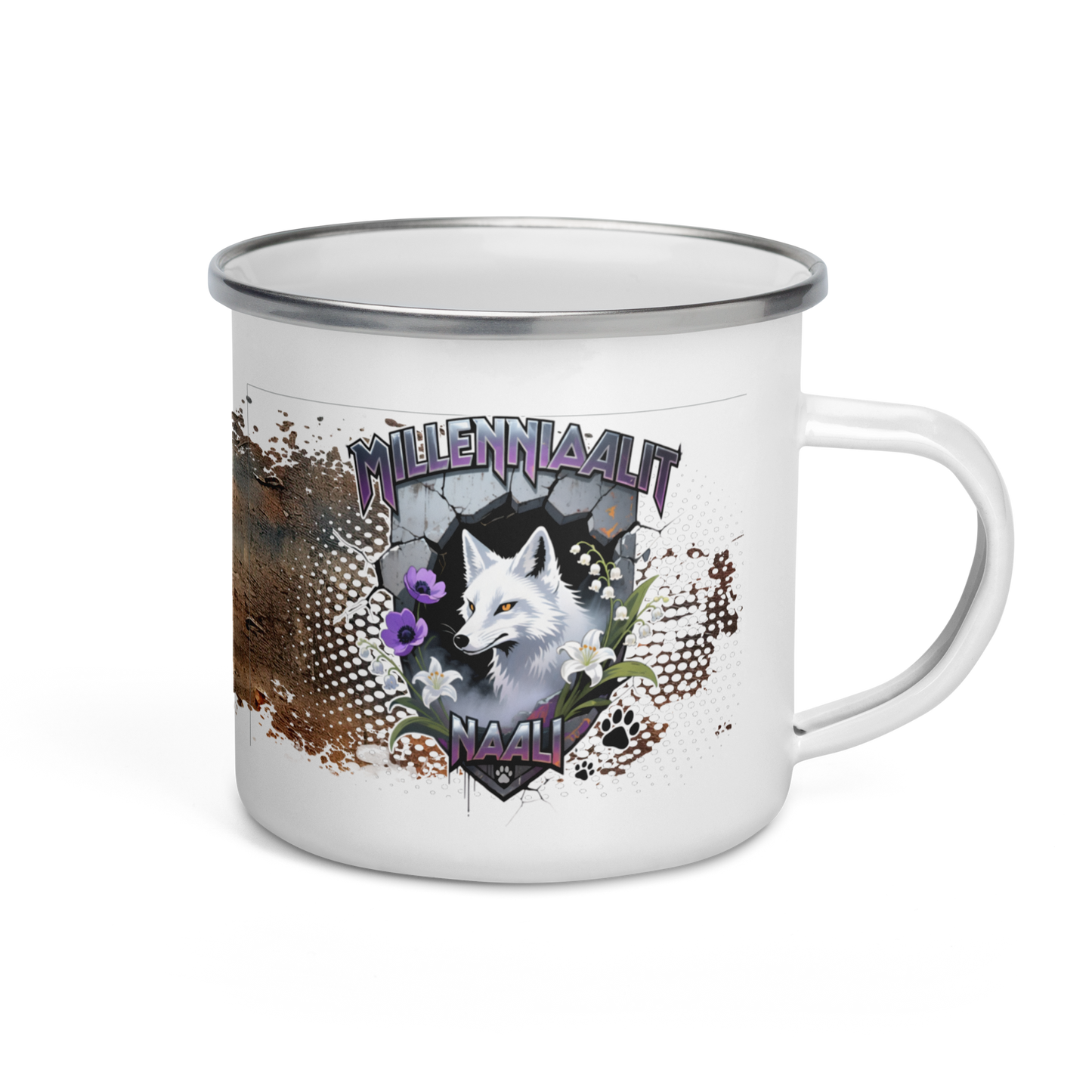 Milleniaalit sukupolvi – Naali  Enamel Mug