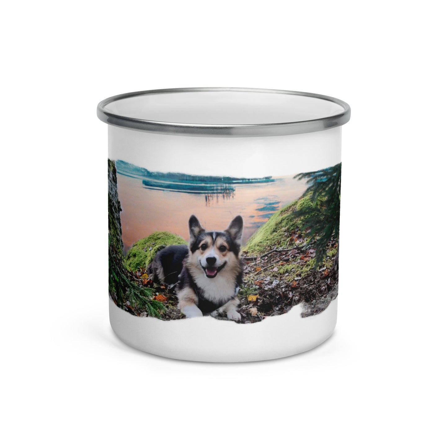 Enamel mug - Dog in Finland