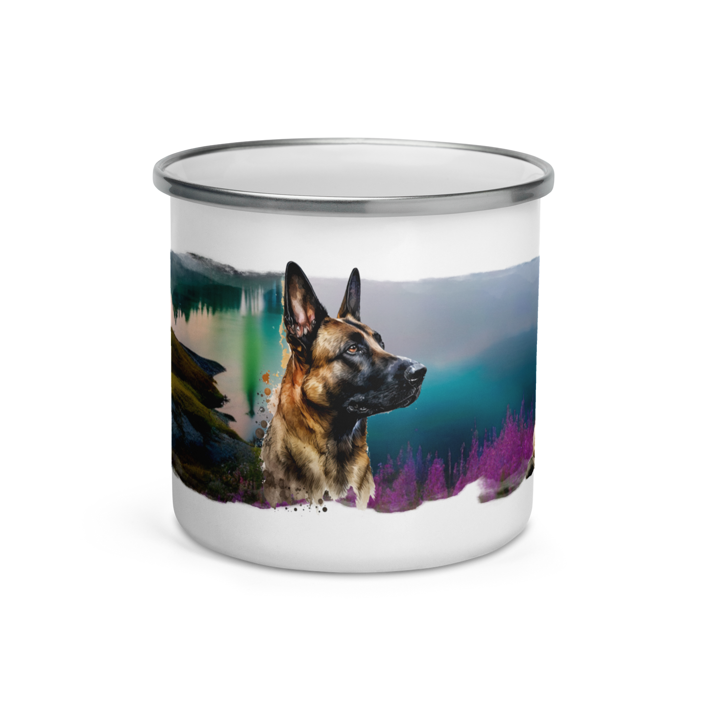 Enamel mug - Dog in Finland