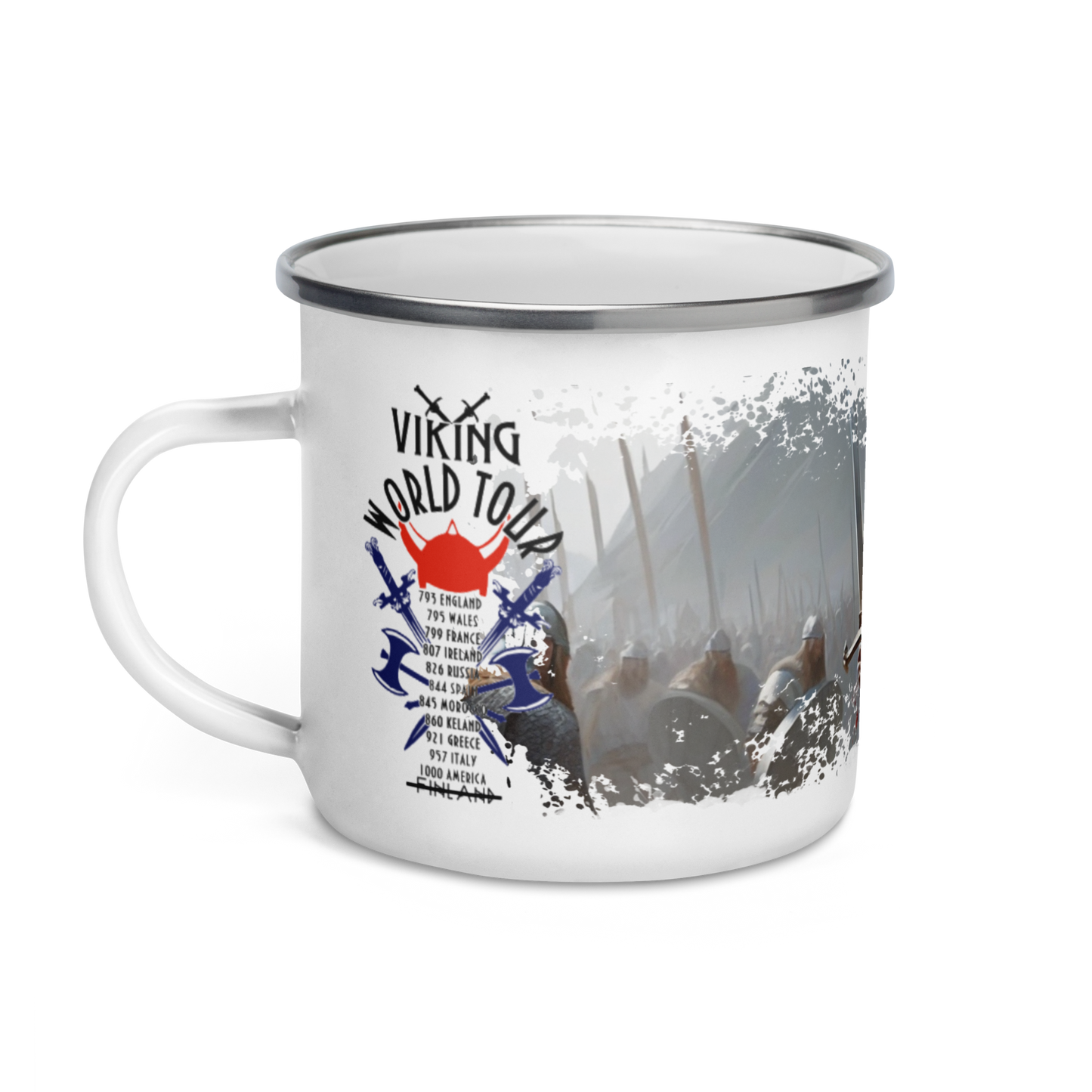 Enamel mug - Viking world tour