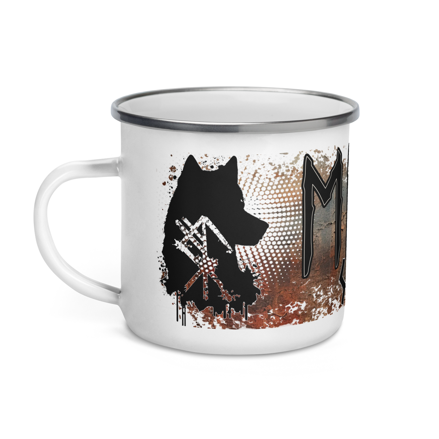 Enamel mug - Viking mug