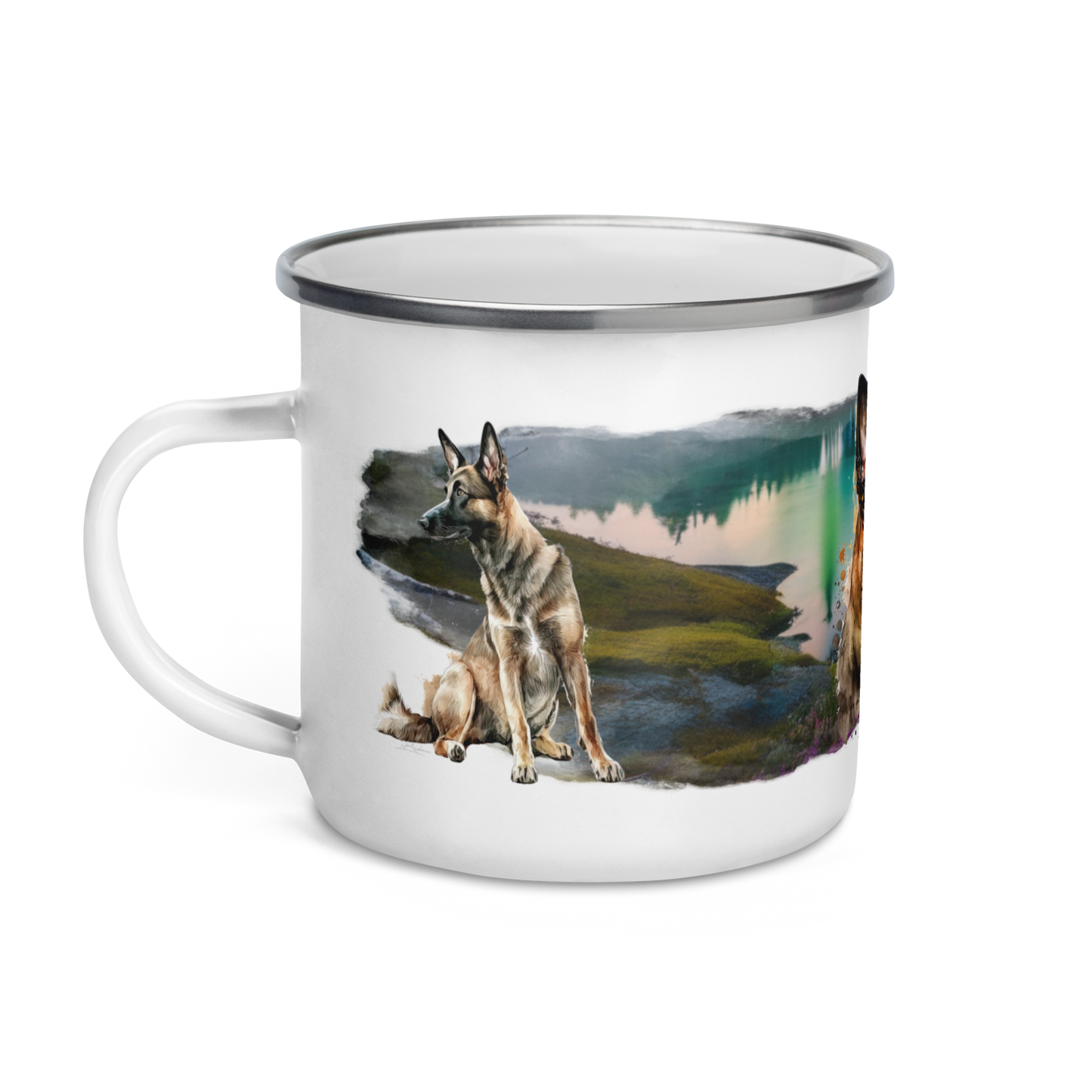 Enamel mug - Dog in Finland