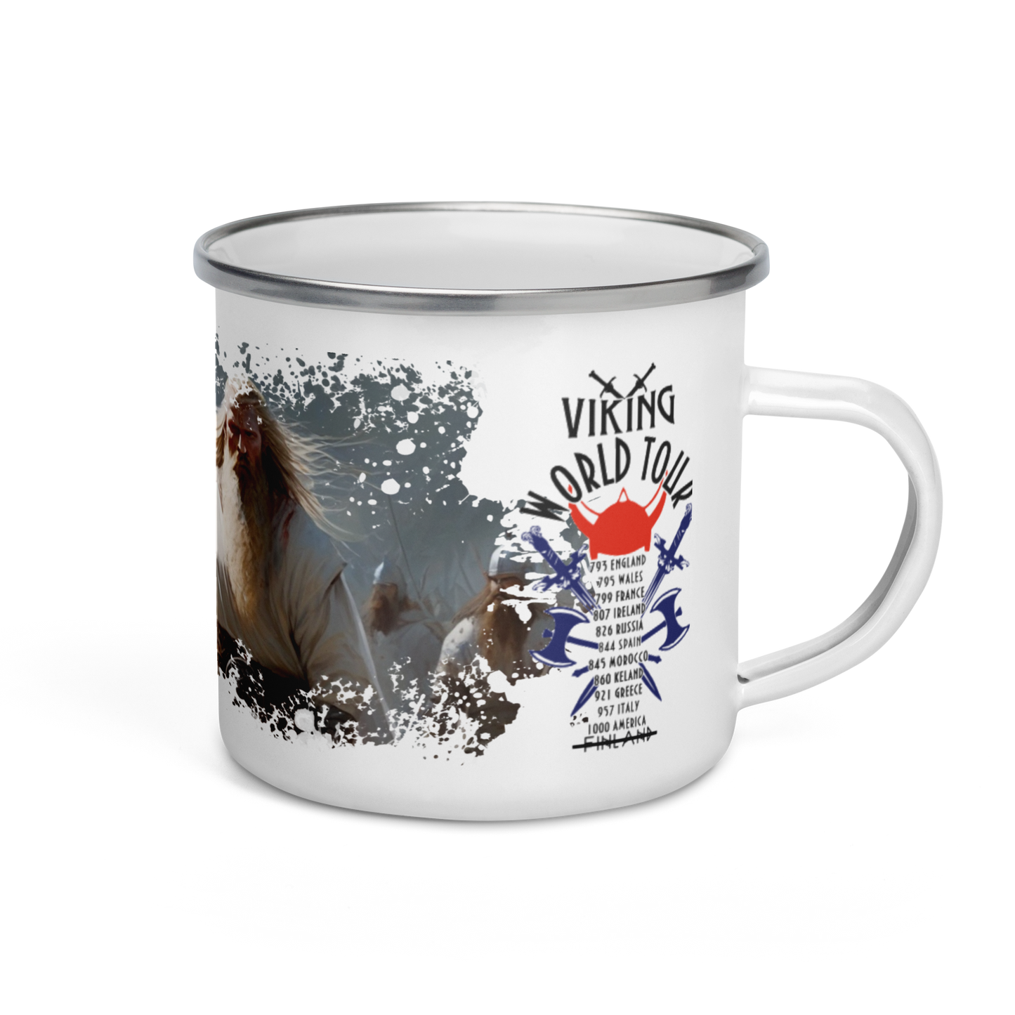 Enamel mug - Viking world tour