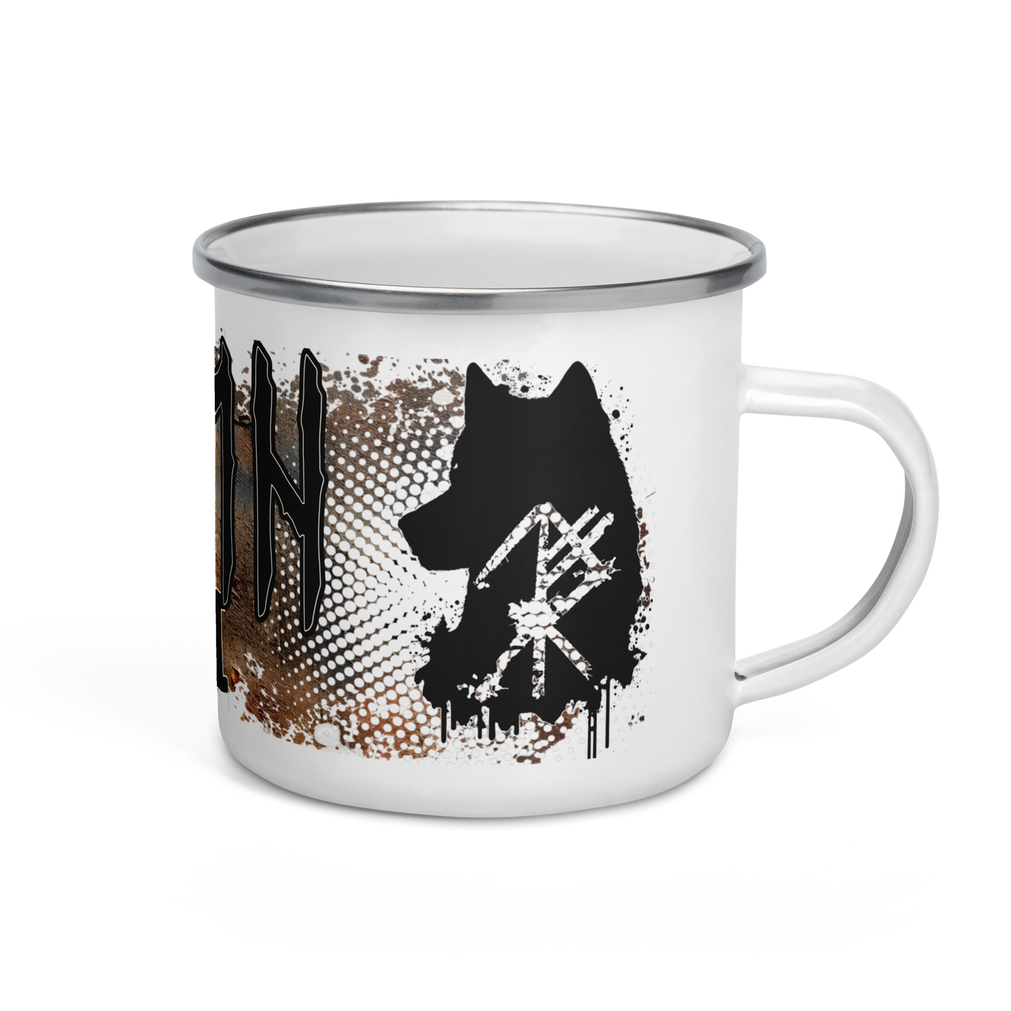 Enamel mug - Viking mug