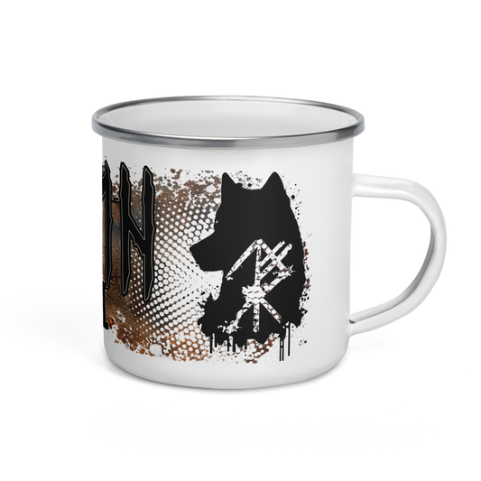 Enamel mug - Viking mug