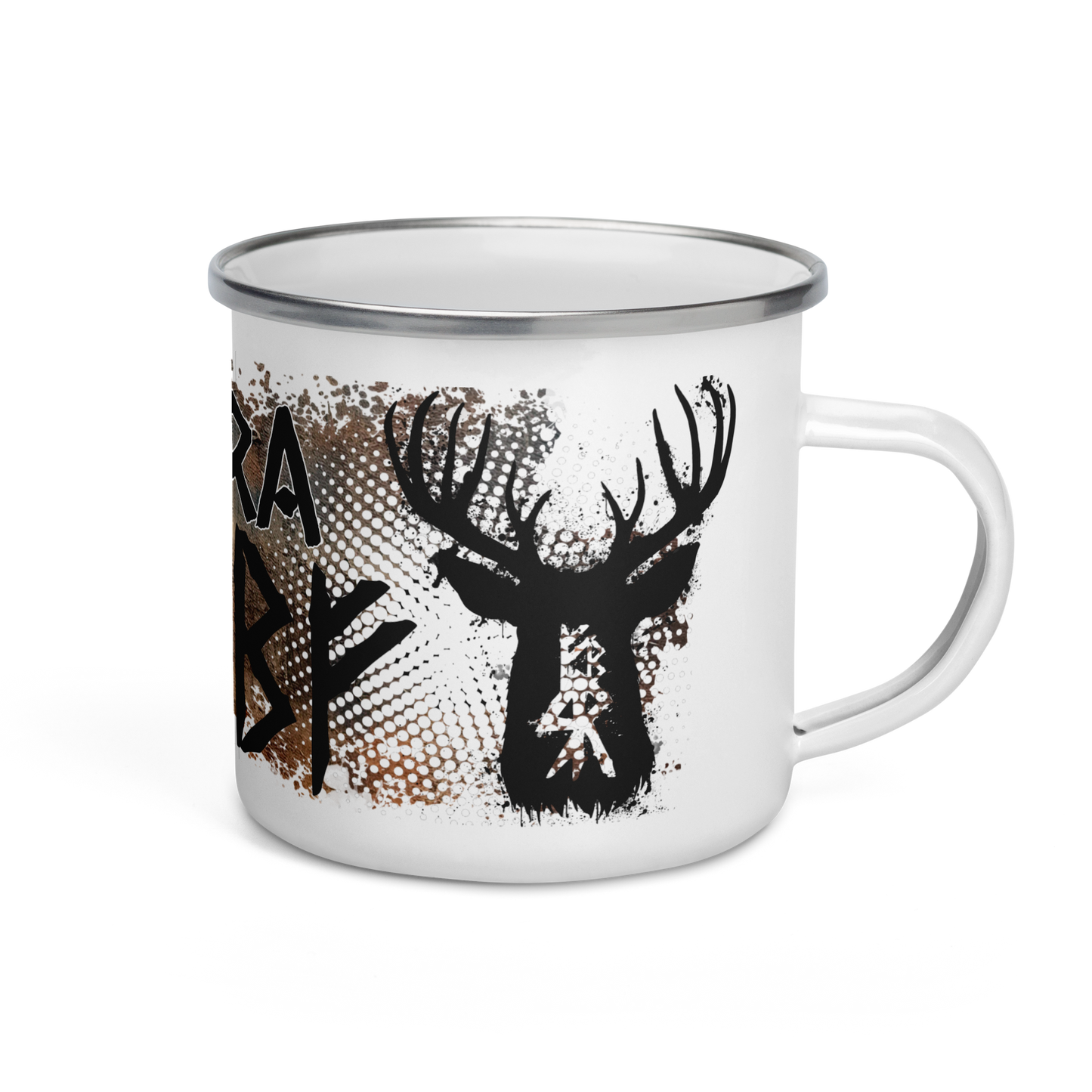 Enamel mug - RUNNING DEER