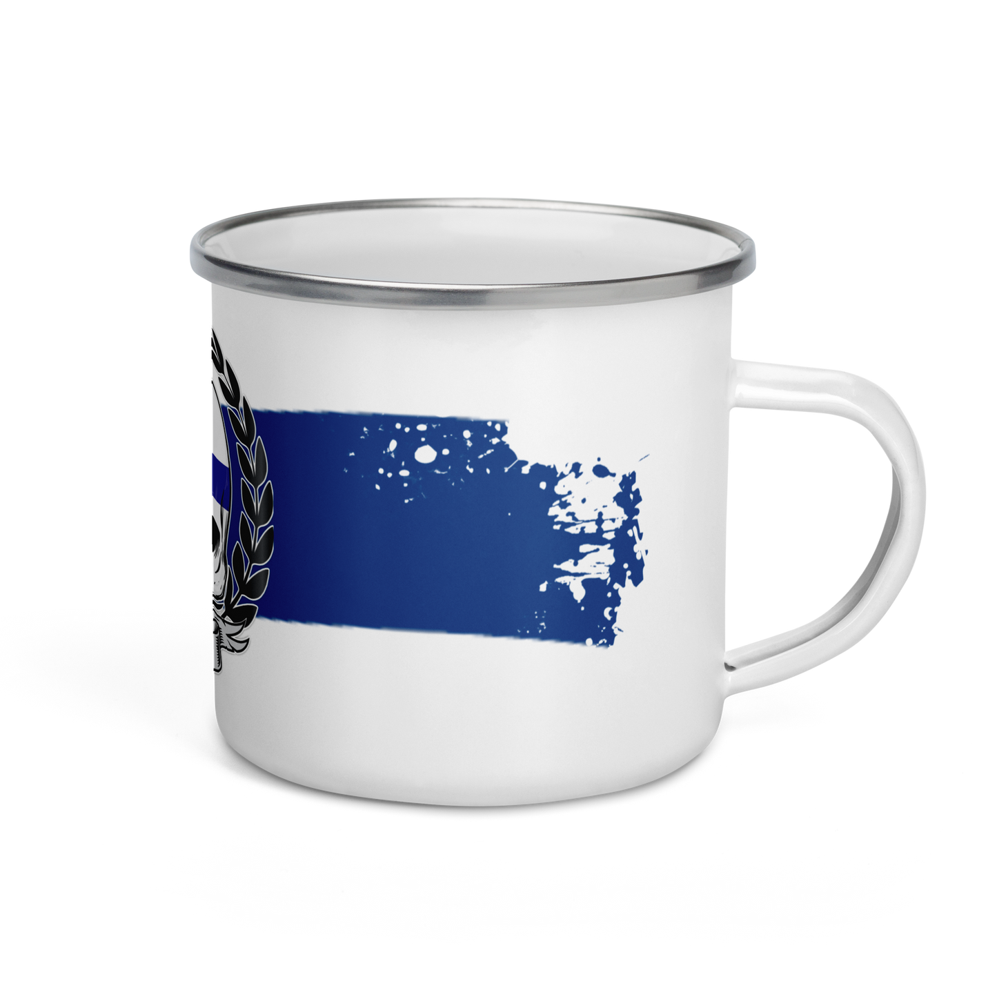 Enamel mug - Finnish skull