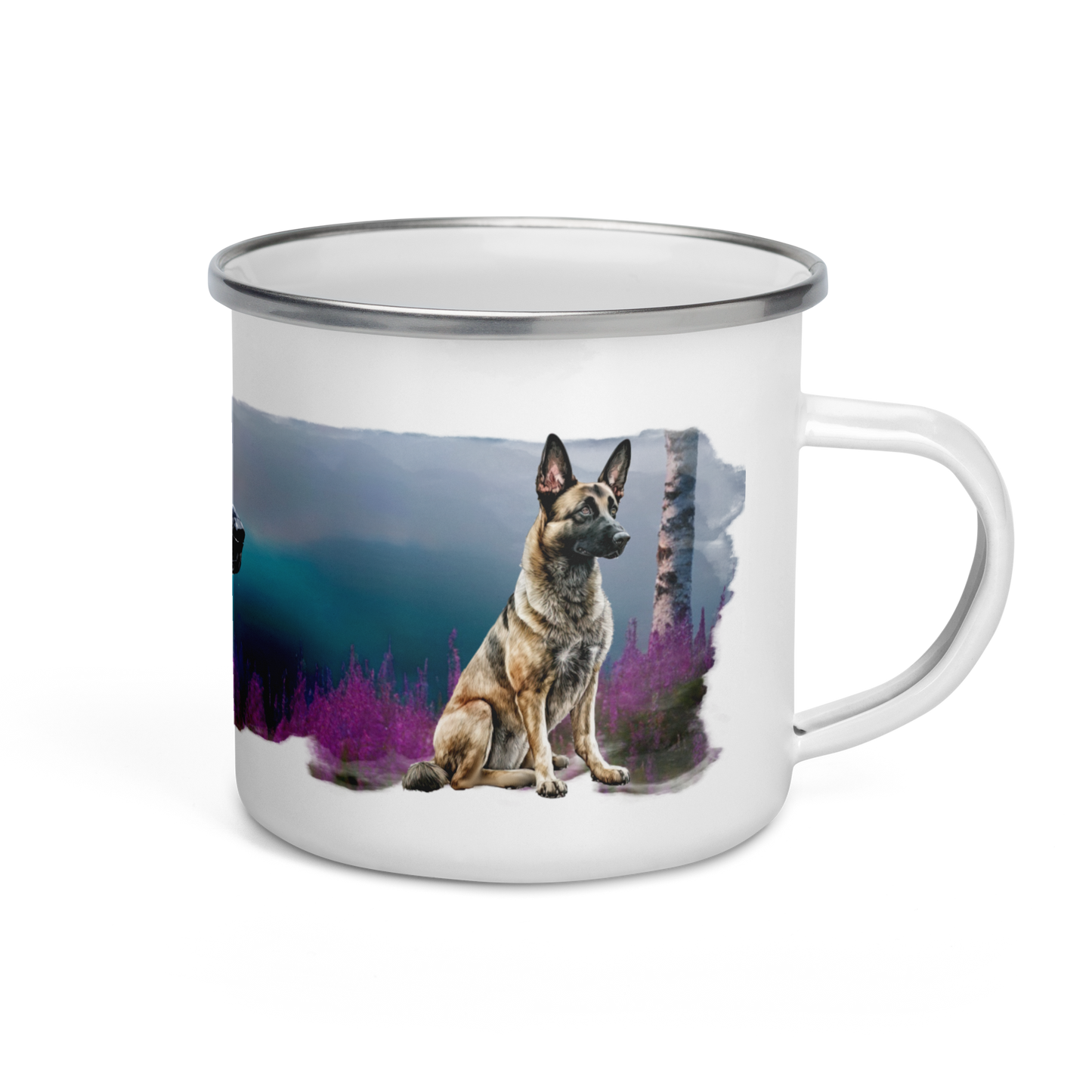 Enamel mug - Dog in Finland