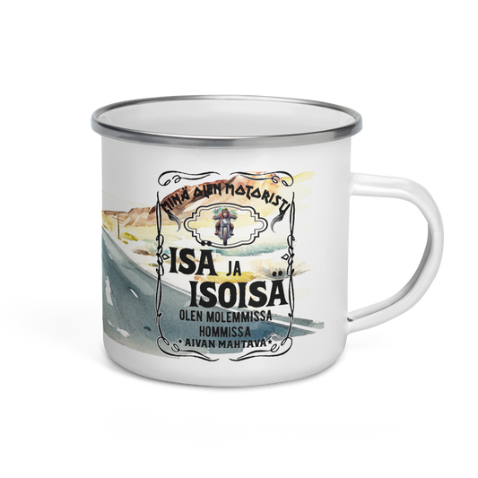 Enamel Mug - isä ja isoisä