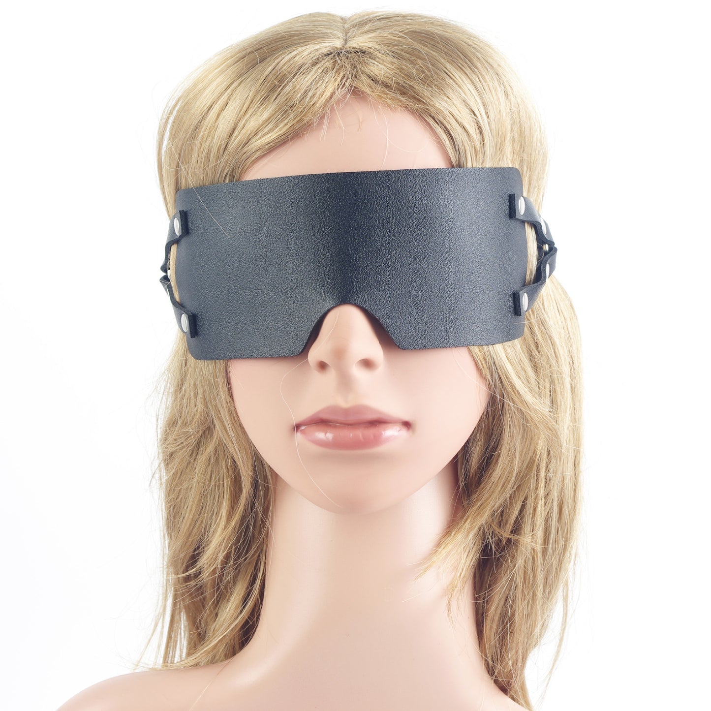 Gothic Dark Sexy Leather Eye Mask Soft Leather Comfortable