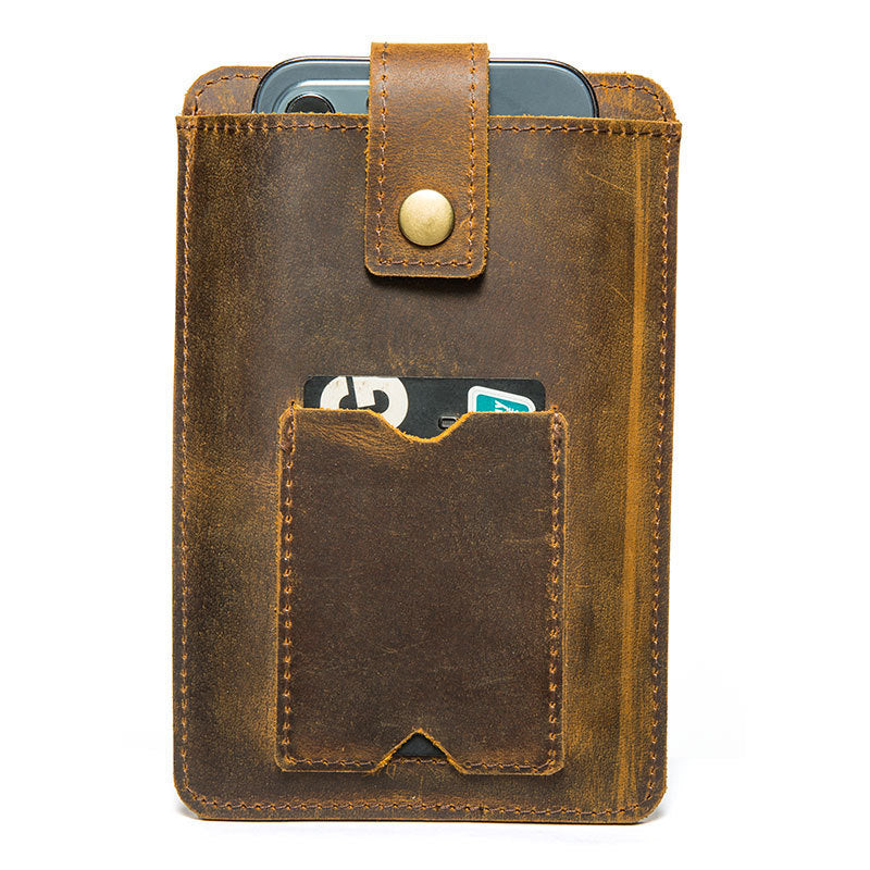 New Mobile Phone Leather Case With Large Screen