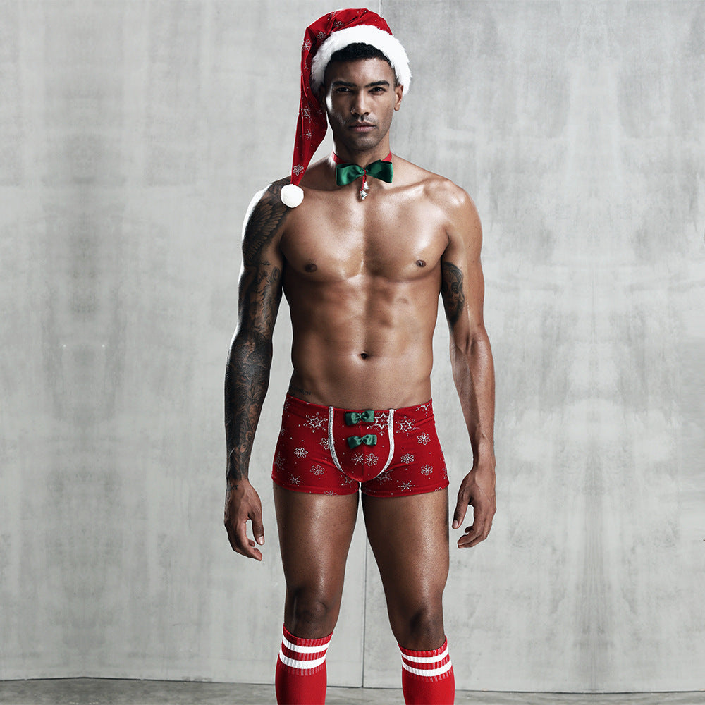 Men's sexy lingerie - with a Christmas theme