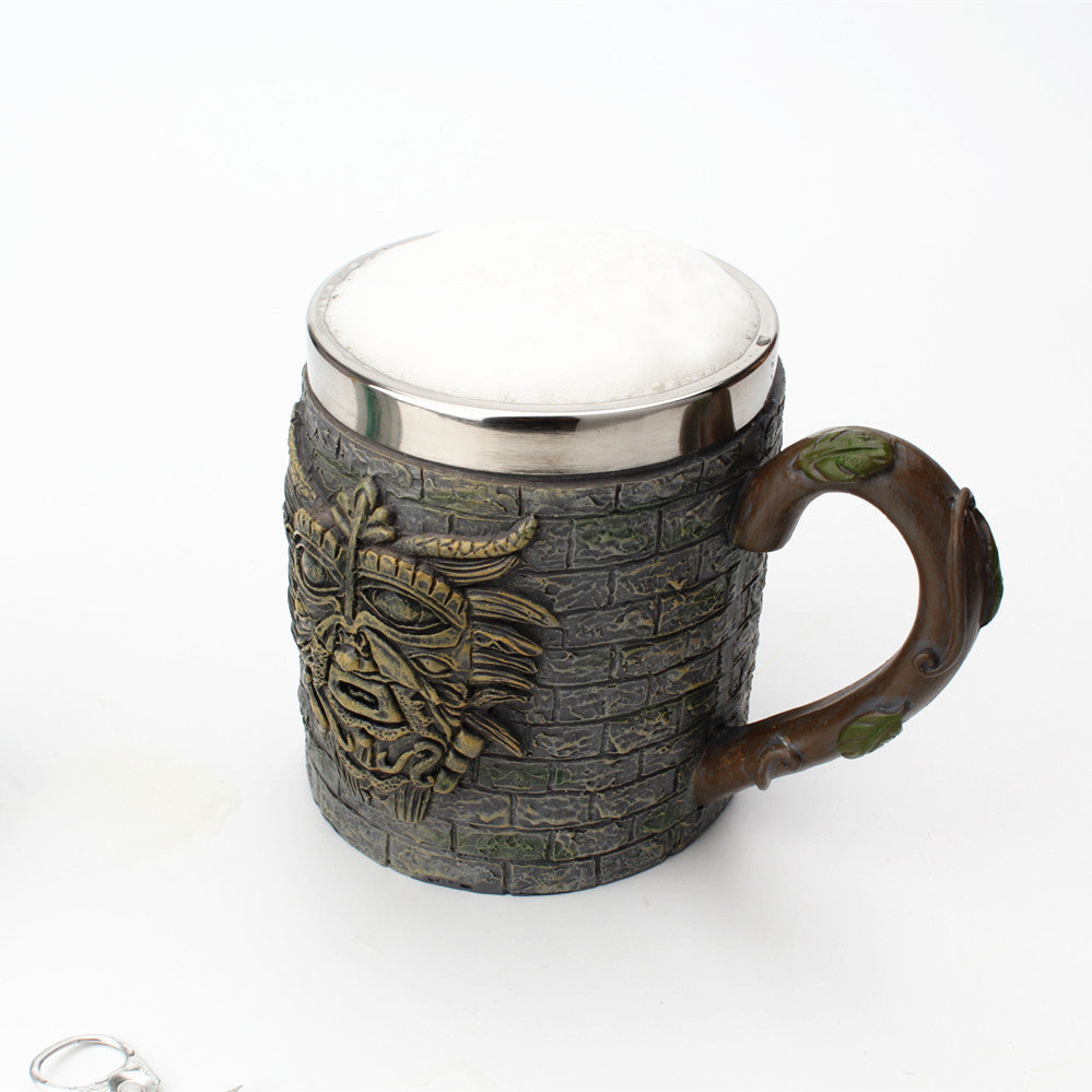 Stone Face Beer Mug Elder Mug Mug Coffee