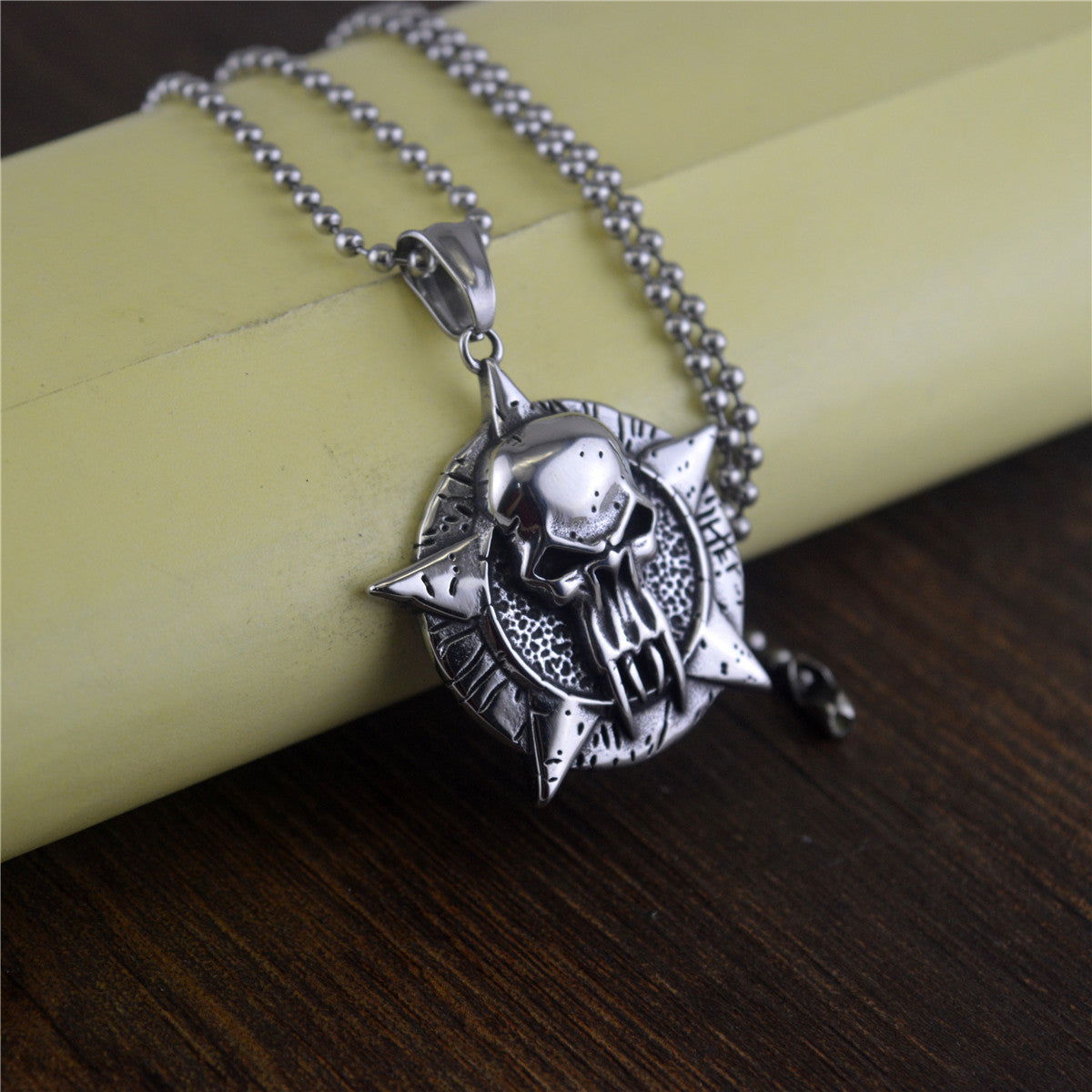 Pentagram Skull Pendant