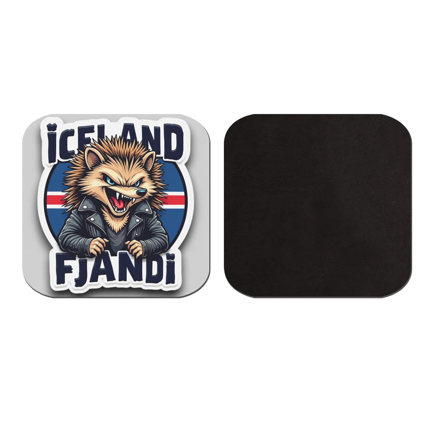 Hellualndian siili maailmalla: Jääkaappimagneetti tai pinssi