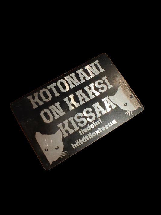 lemmikki hätätilannekortti