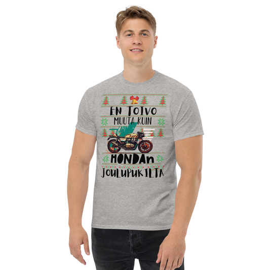 I wish for nothing more than Honda's Christmas present from Santa - a t-shirt