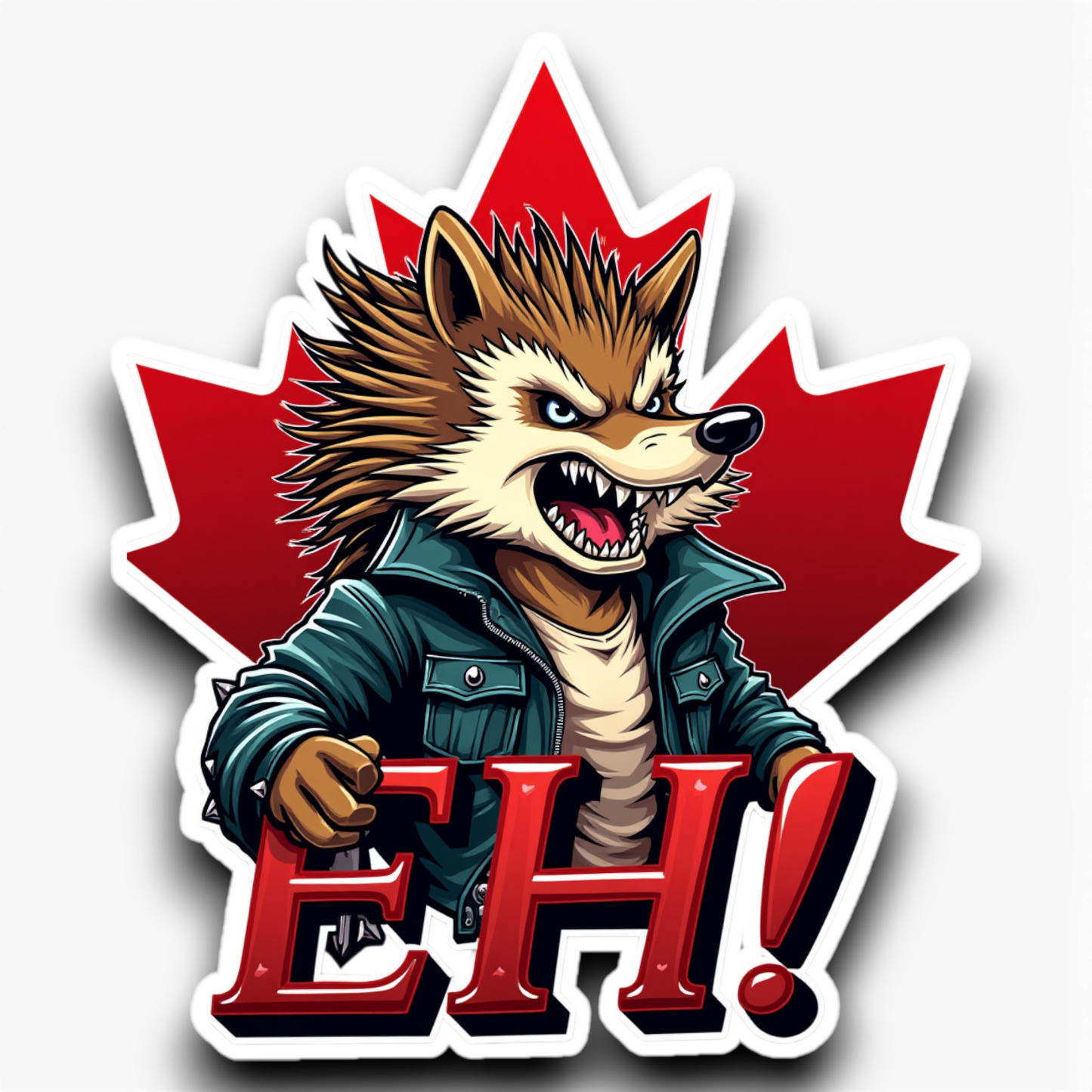 Hellualndian siili maailmalla: Jääkaappimagneetti tai pinssi