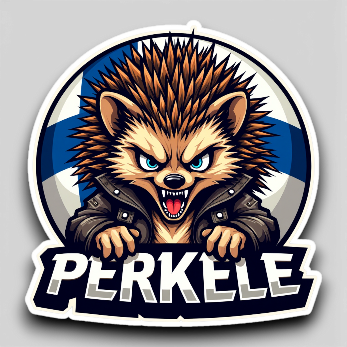 Hellualndian siili maailmalla: Jääkaappimagneetti tai pinssi