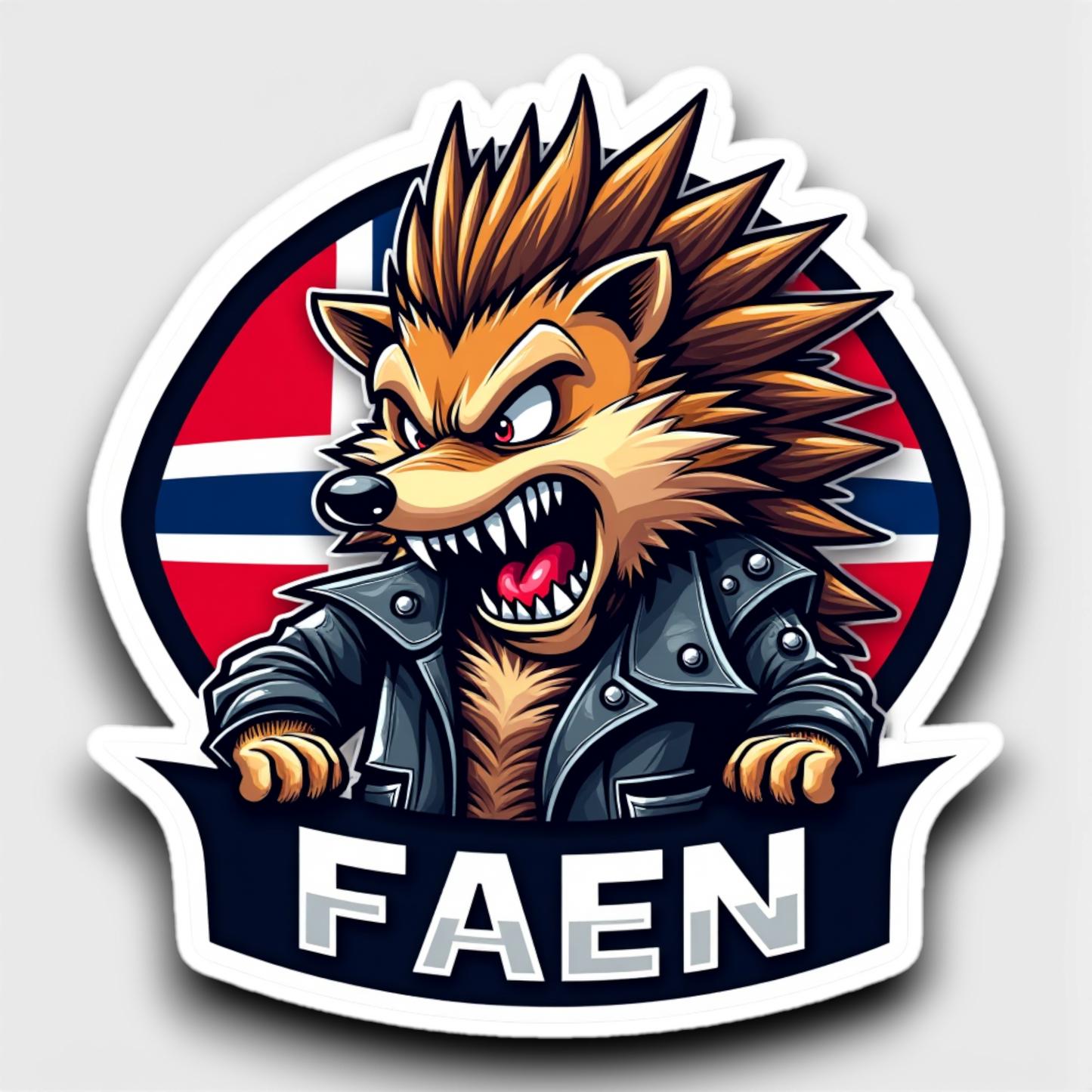 Hellualndian siili maailmalla: Jääkaappimagneetti tai pinssi