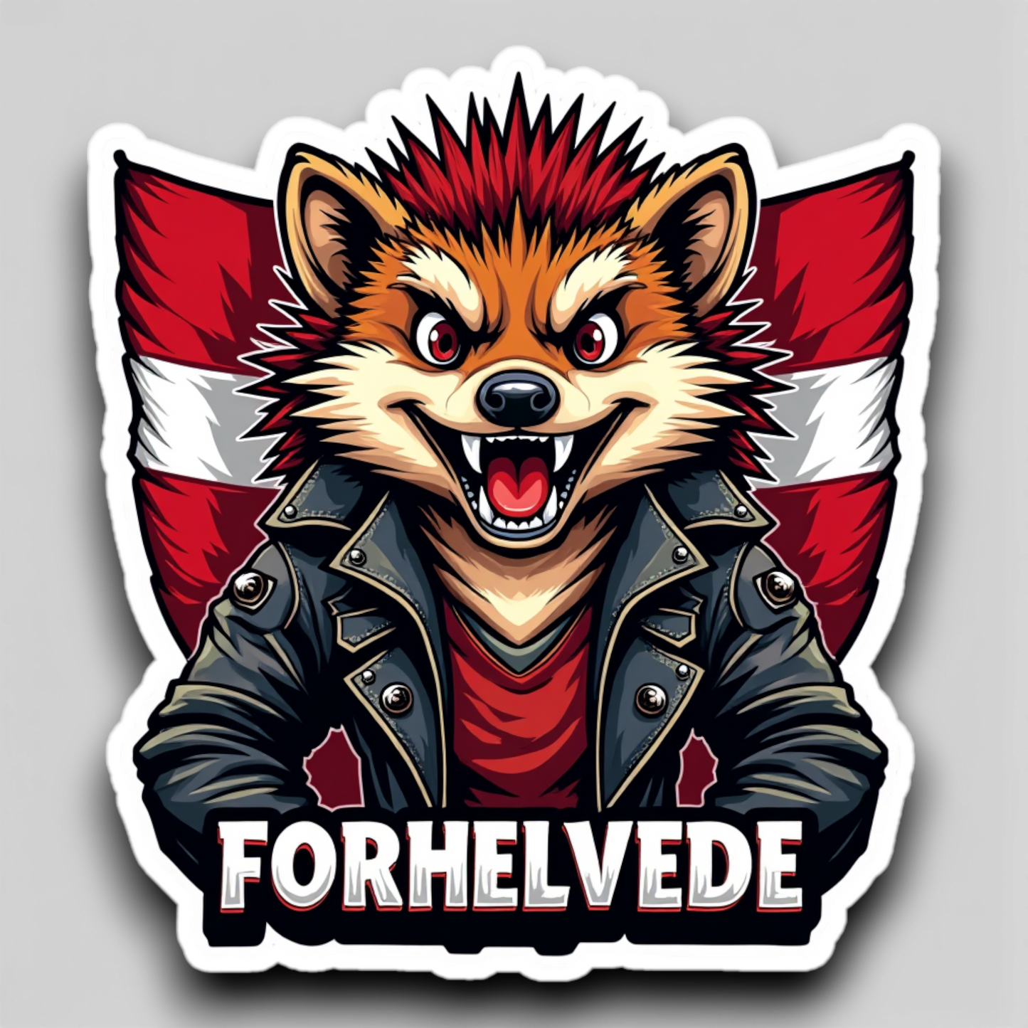 Hellualndian siili maailmalla: Jääkaappimagneetti tai pinssi