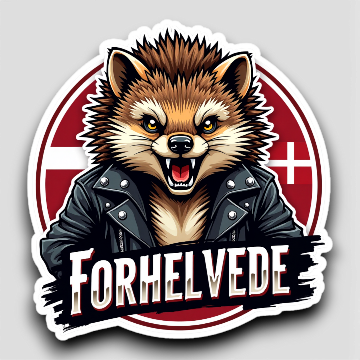 Hellualndian siili maailmalla: Jääkaappimagneetti tai pinssi