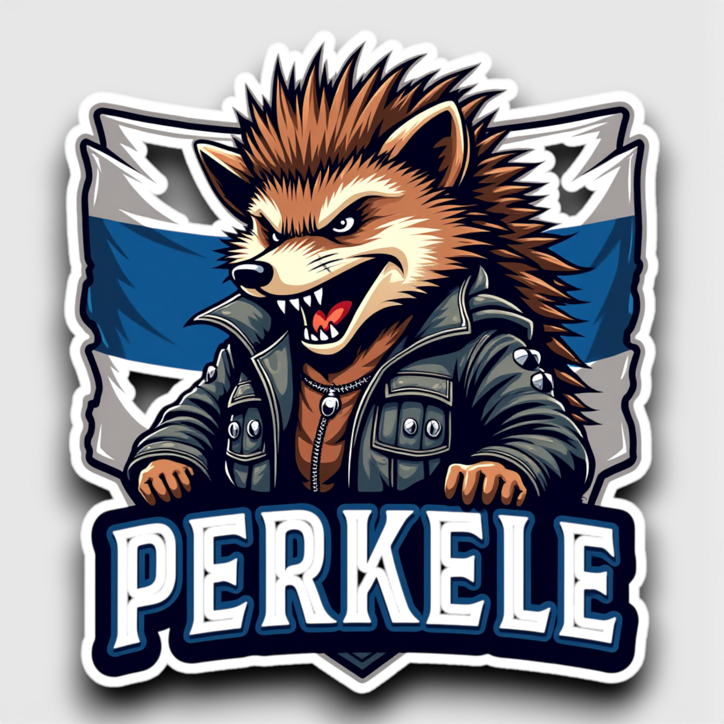 Hellualndian siili maailmalla: Jääkaappimagneetti tai pinssi