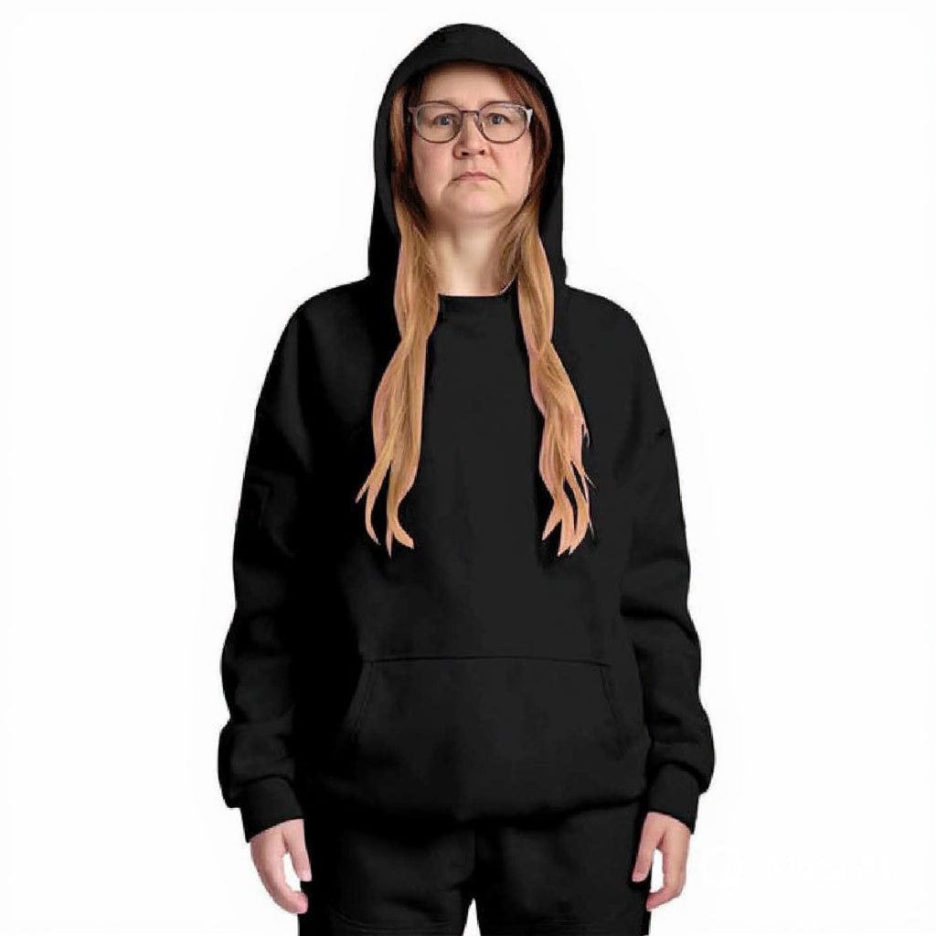 Rebel X 100 Naamattomat Naisten Plus Size Silmämaski-Huppari ja verkkarit