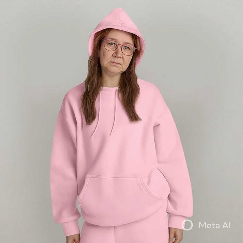 Rebel X 100 Naamattomat Naisten Plus Size Silmämaski-Huppari ja verkkarit