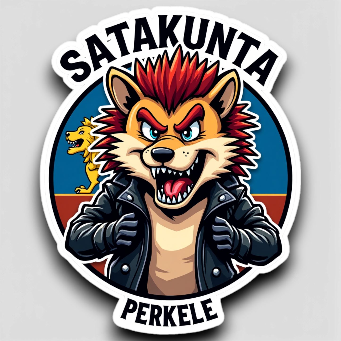 jääkaappimagneetti hellulandia siili  perkele