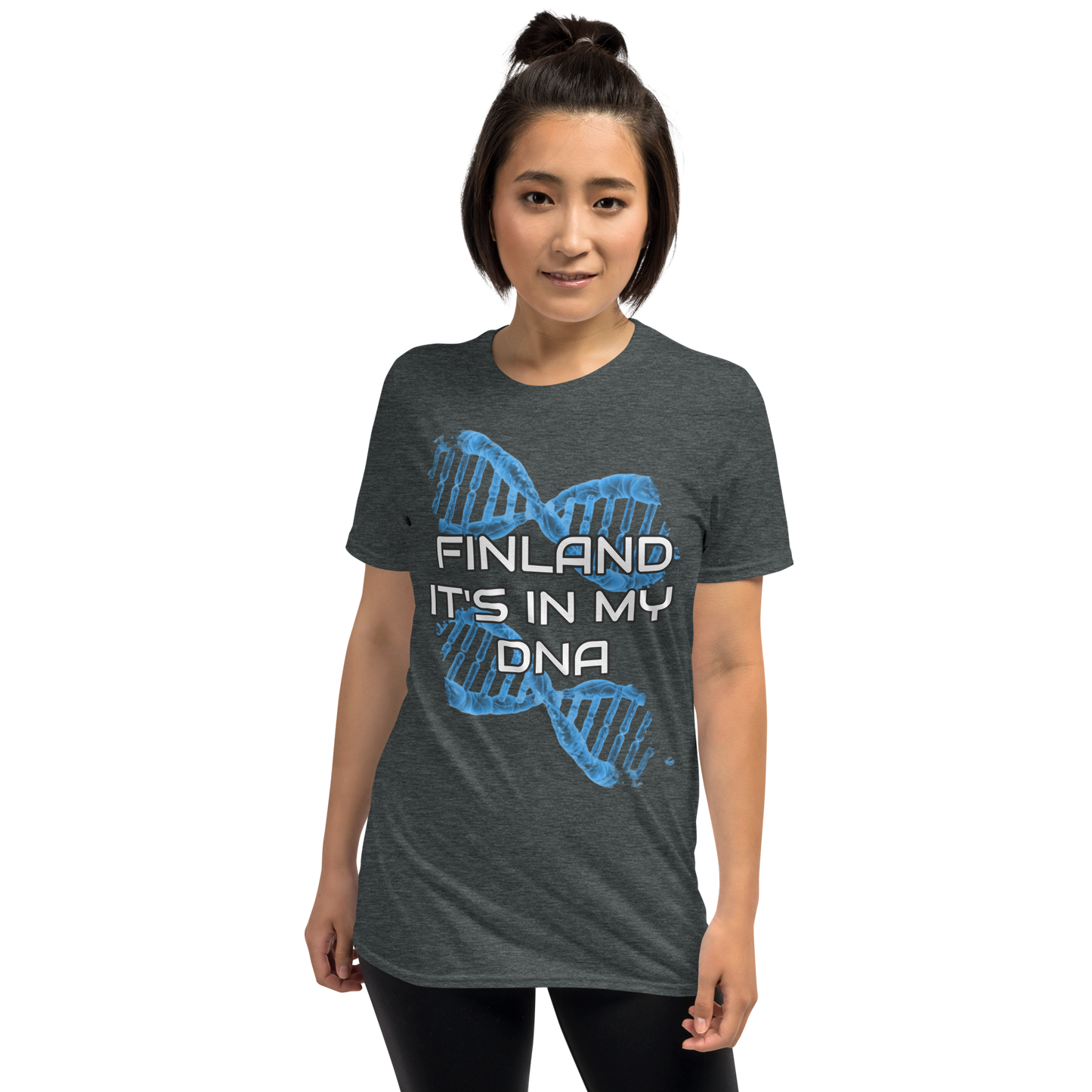 Lyhythihainen unisex T-paita - suomi dna