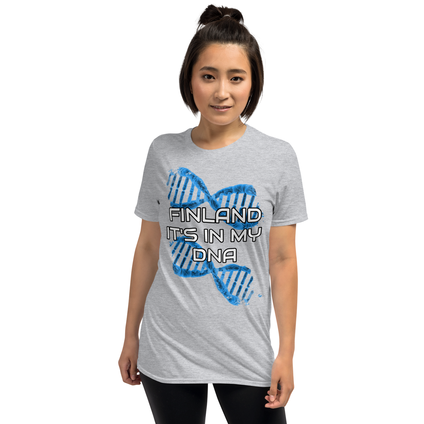 Lyhythihainen unisex T-paita - suomi dna