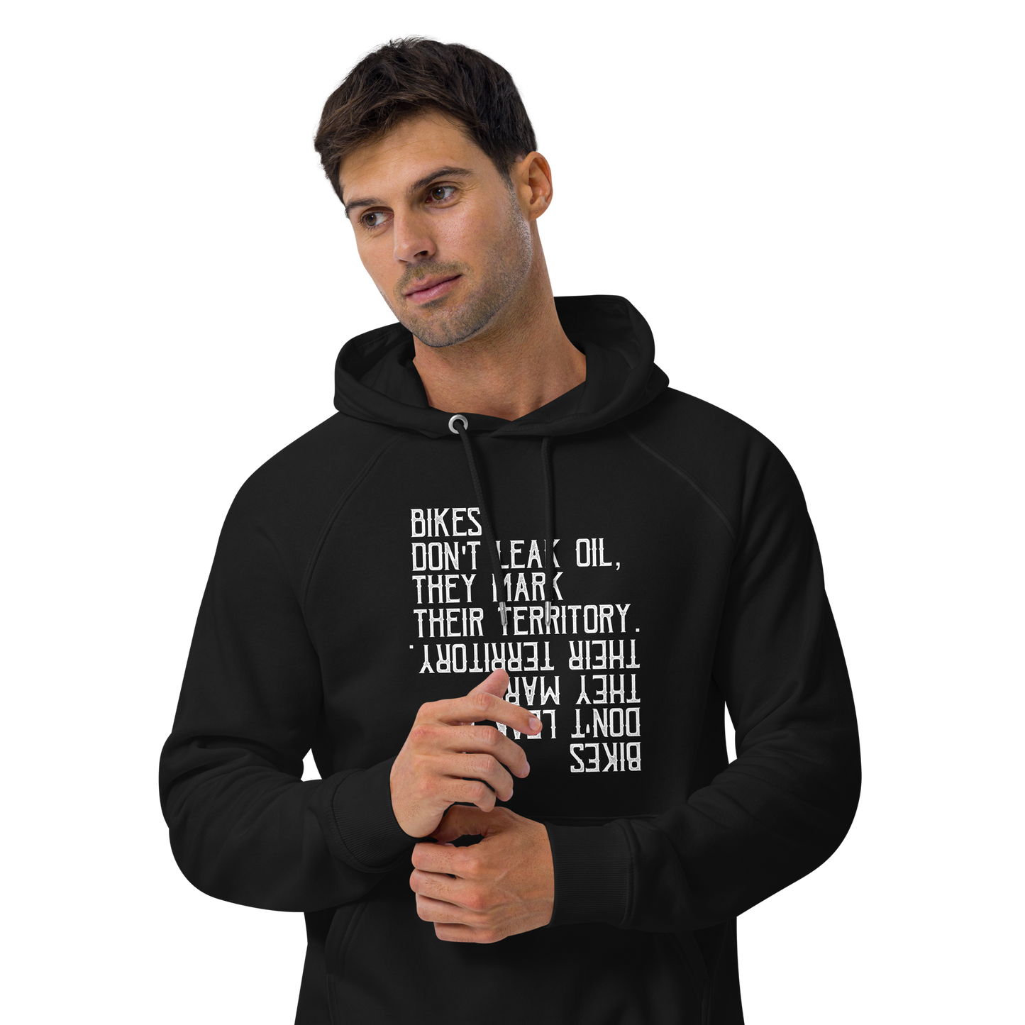 Unisex eco hoodie - mark territory