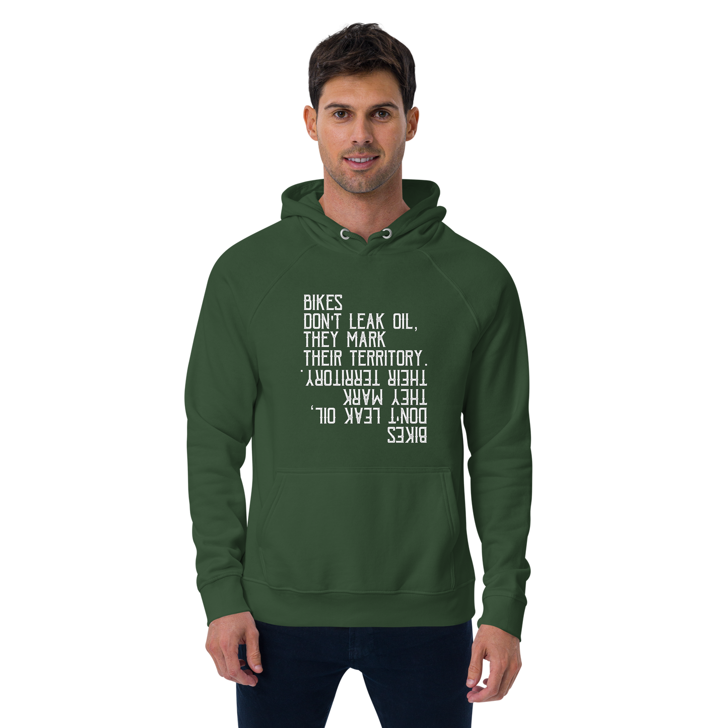 Unisex eco hoodie - mark territory