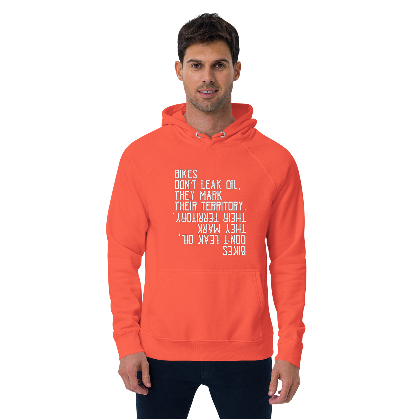 Unisex eco hoodie - mark territory