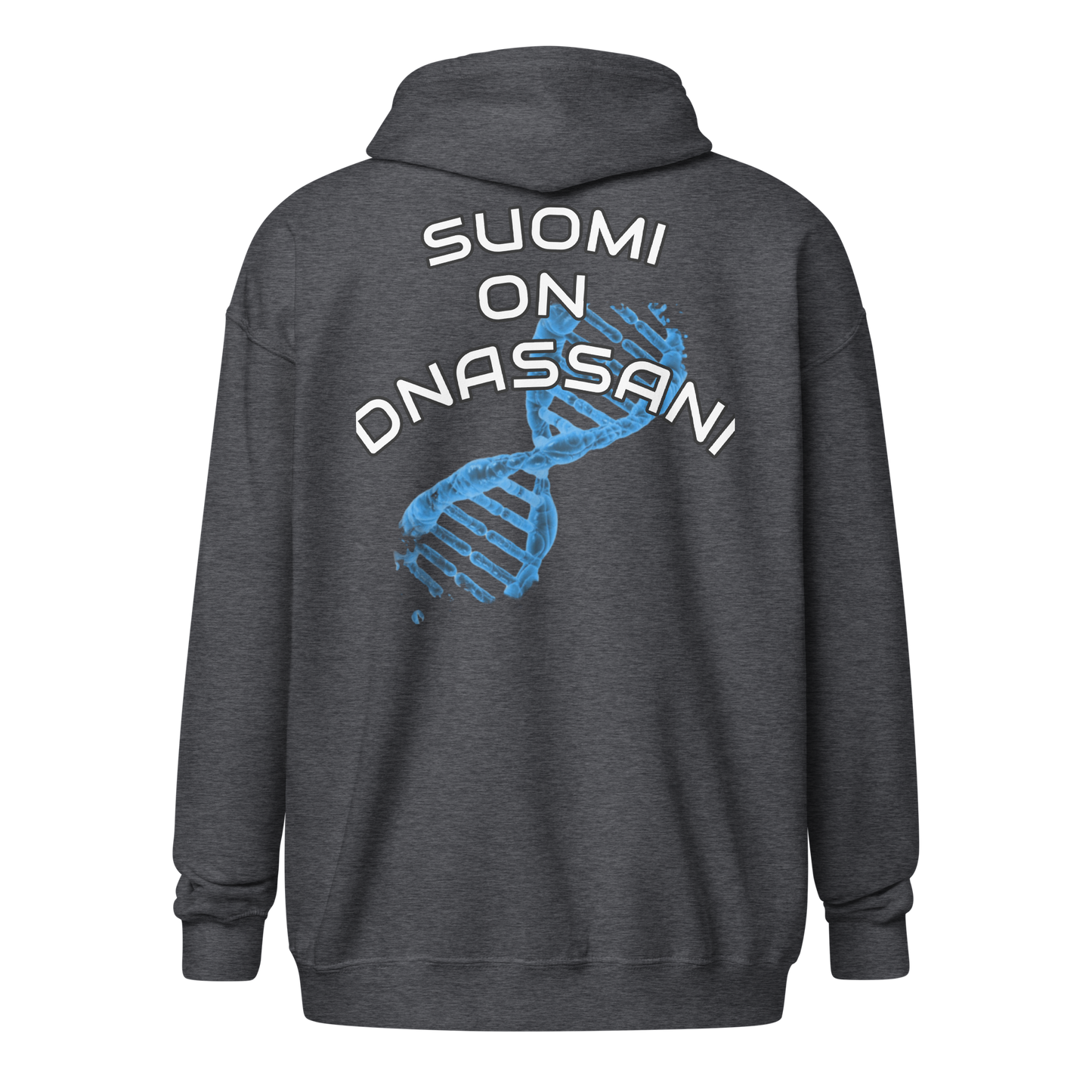 unisex- vetoketjuhuppari - SUOMI ON DNASSANI