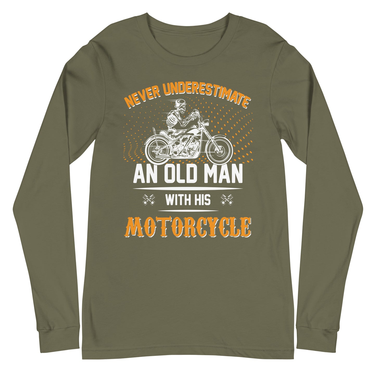 Unisex long-sleeved shirt old man