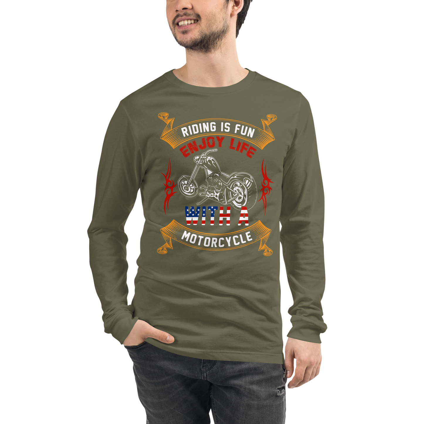 t-shirt long sleeve unisex American