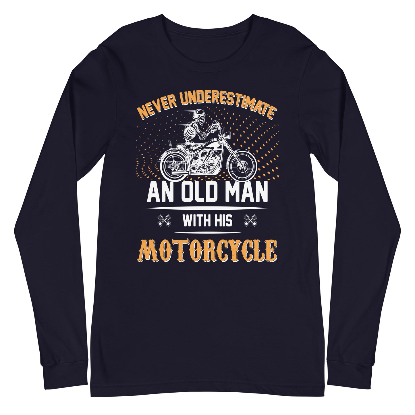 Unisex long-sleeved shirt old man