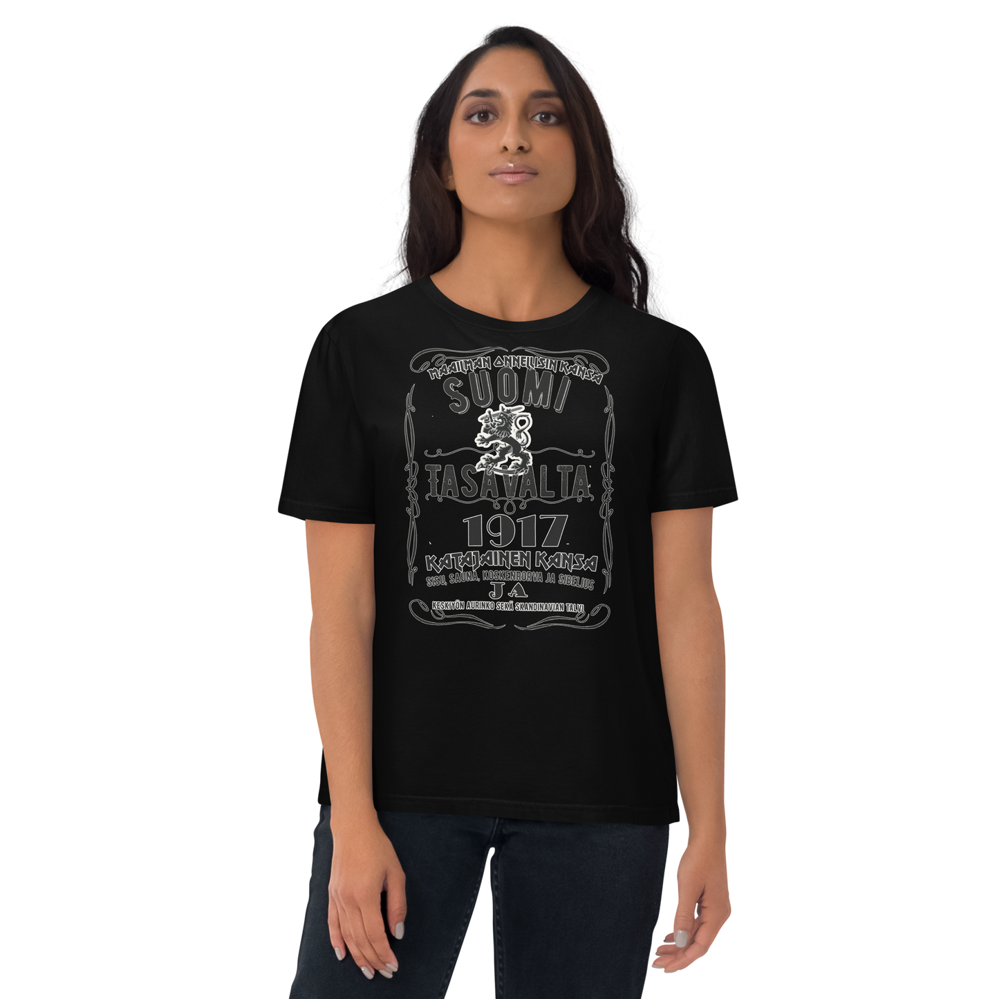 Unisex organic cotton t-shirt - Finland 1917