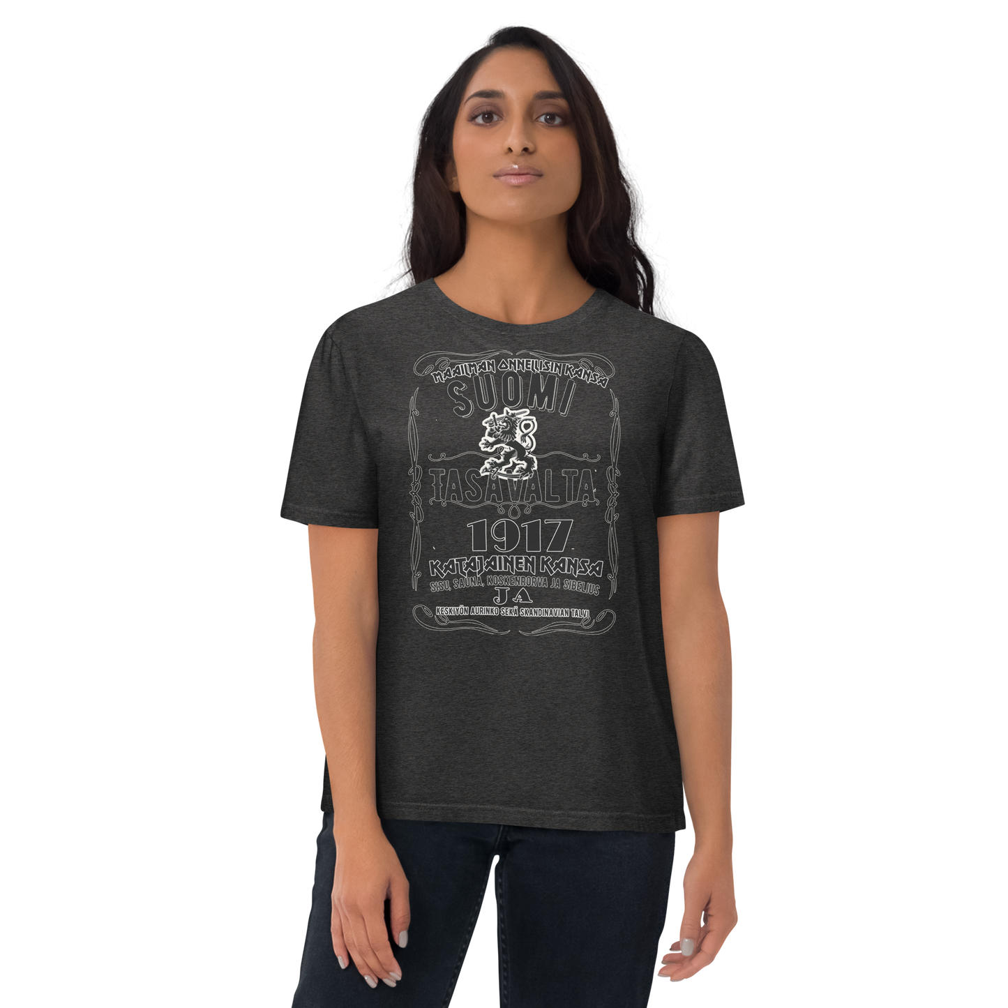 Unisex organic cotton t-shirt - Finland 1917